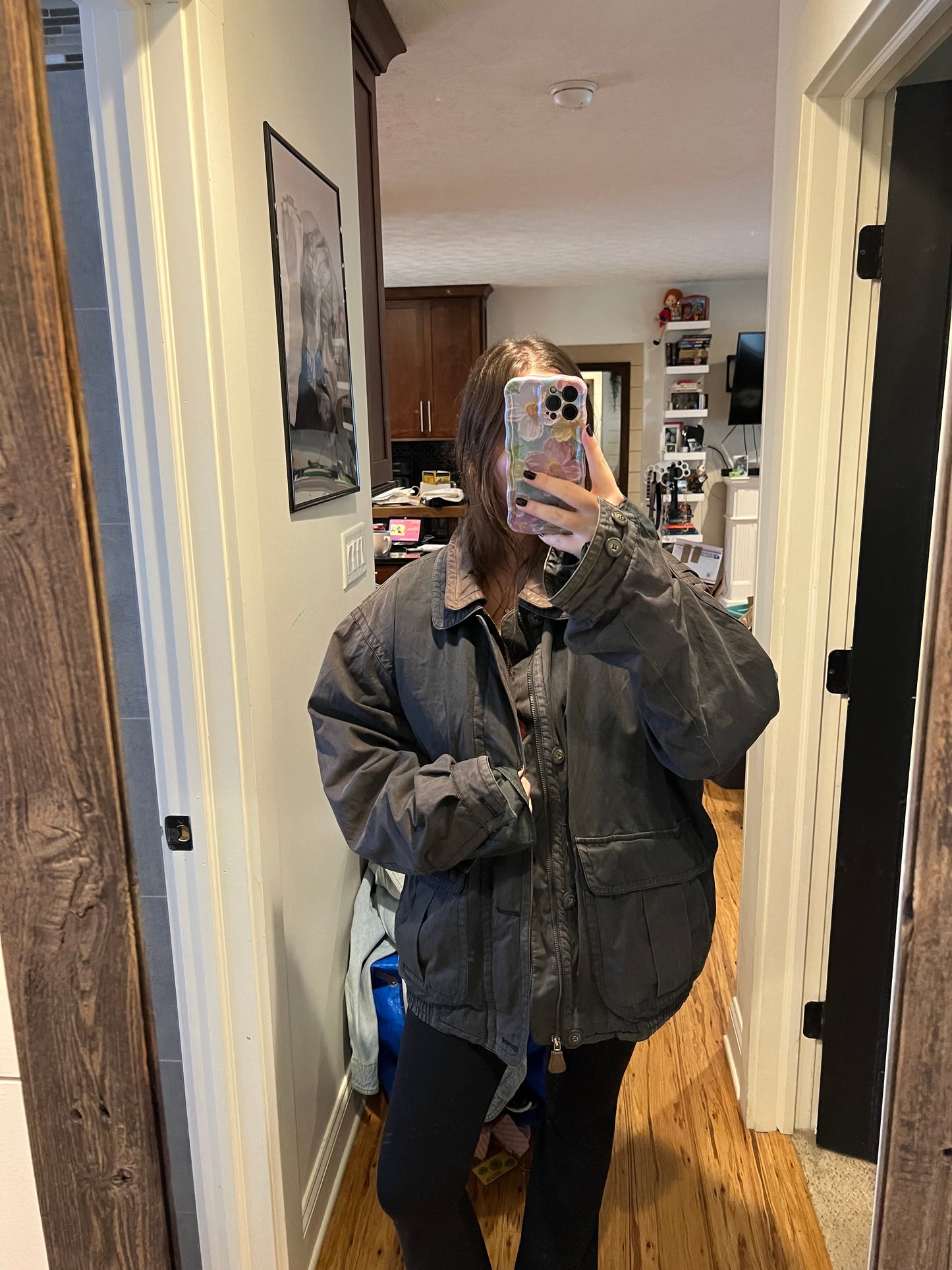 Puffer barn jacket