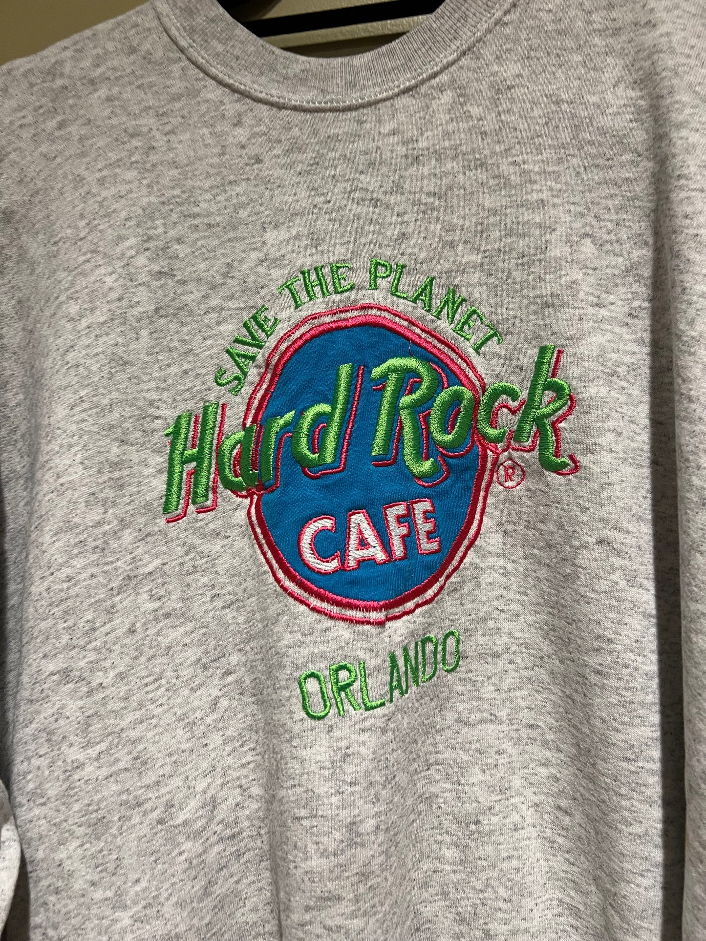Size XL Vintage Hard Rock Cafe Crewneck