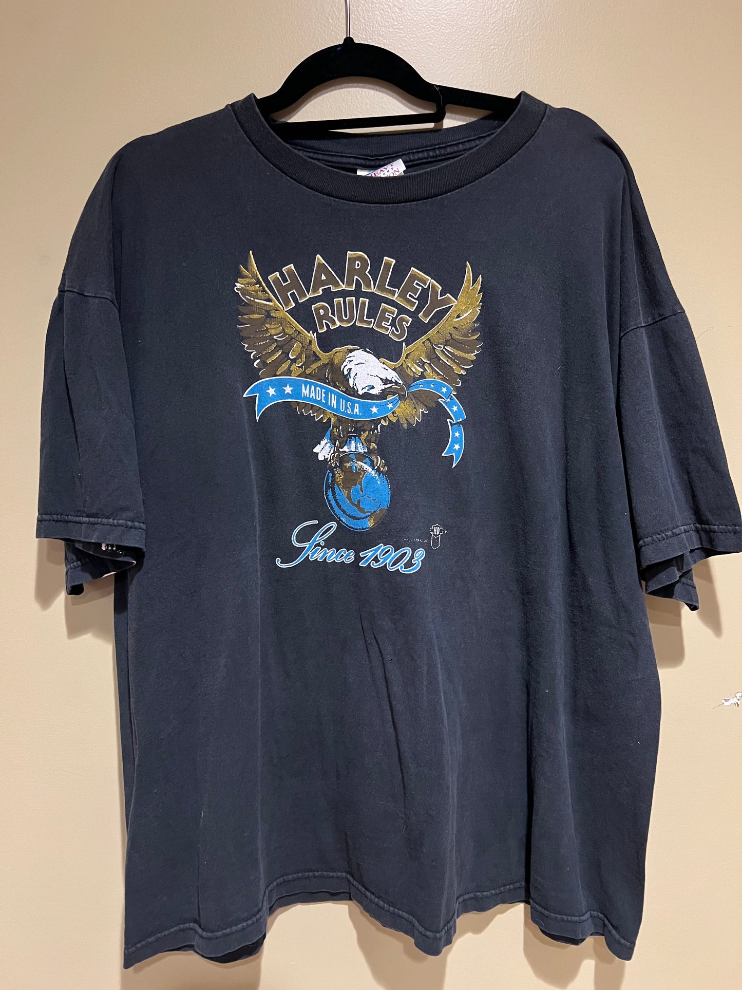 Size XXL 1980s Harley Davidson Tshirt