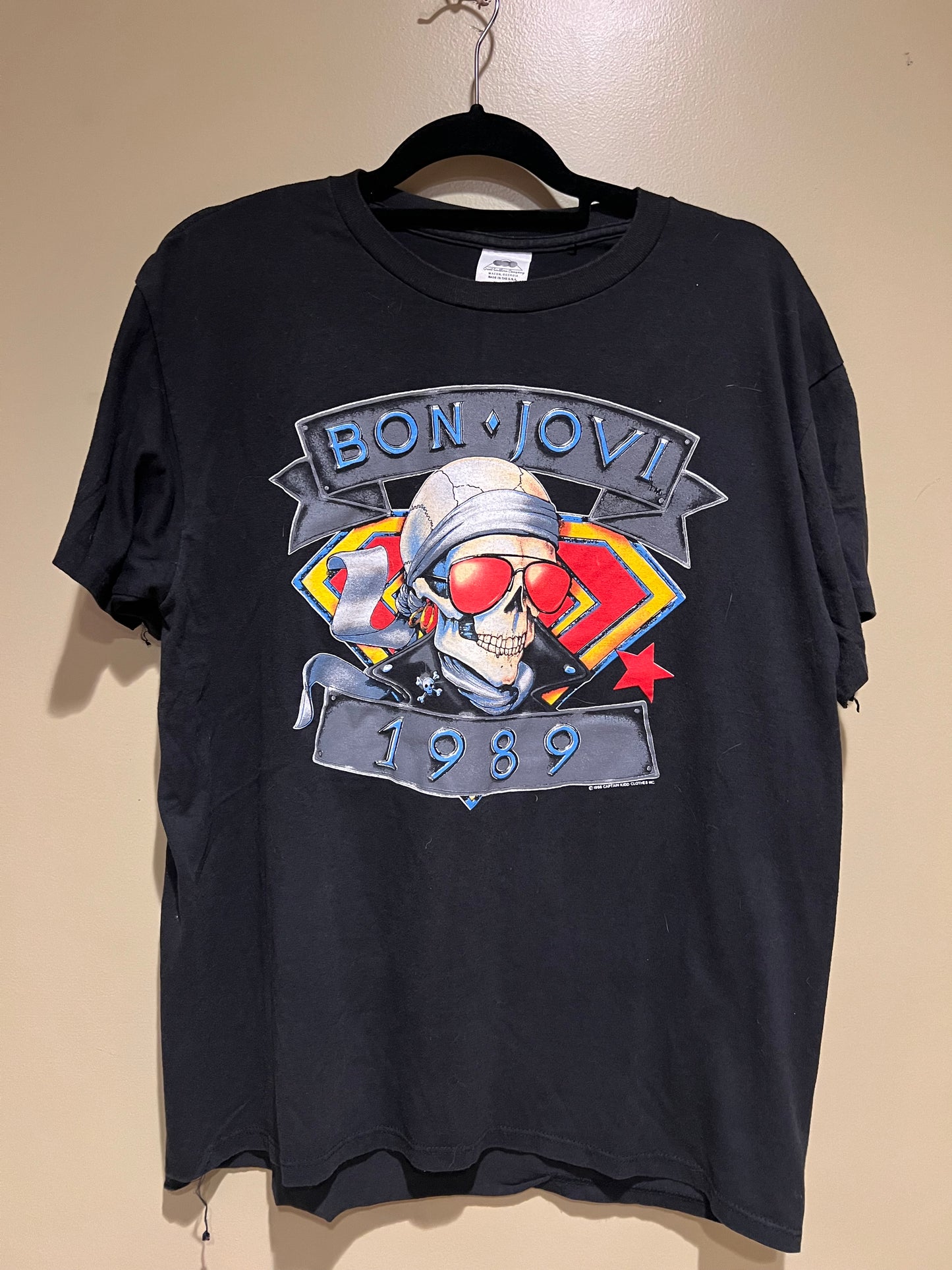Size XL 1980s Bon Jovi Tshirt