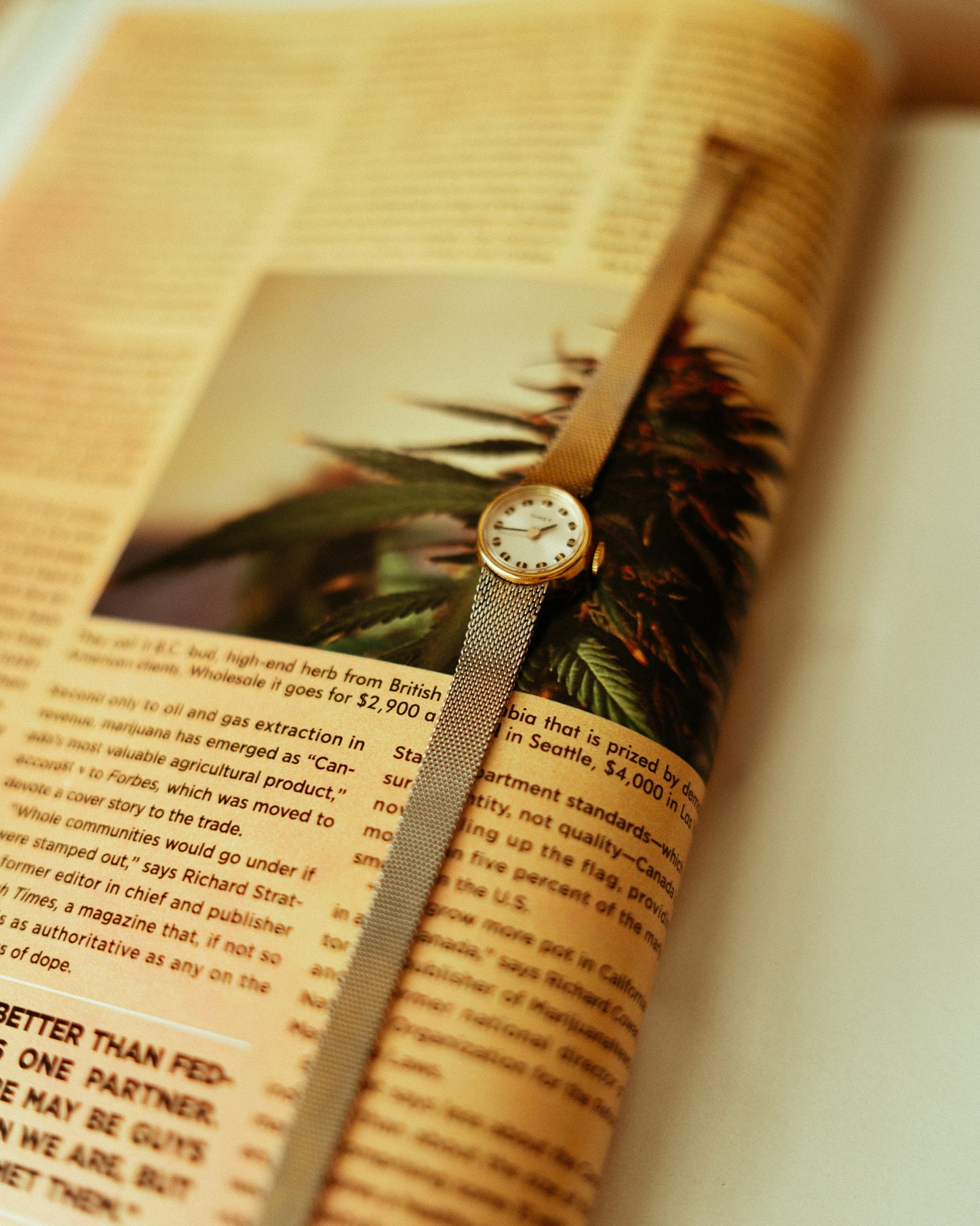 Vintage Timex Gold Watch *WORKS*