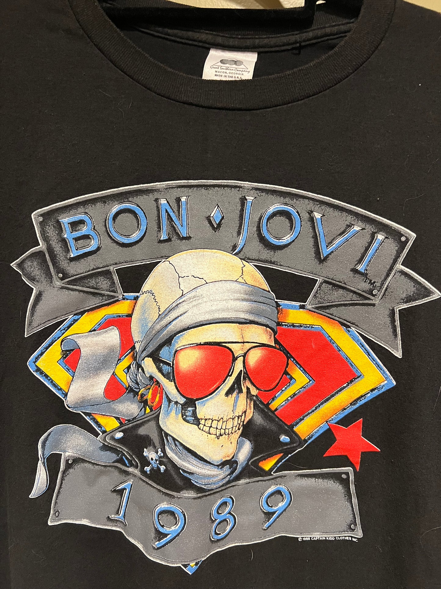 Size XL 1980s Bon Jovi Tshirt