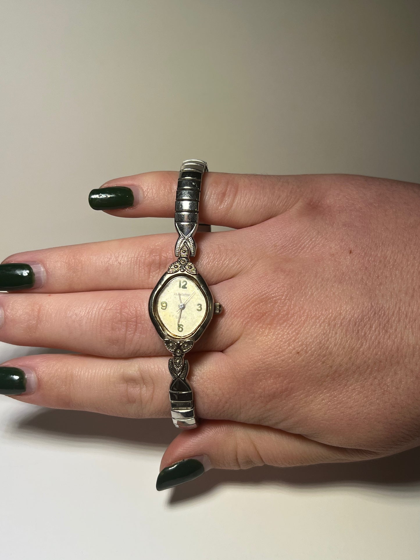 7” 1950s Vintage Silver Watch