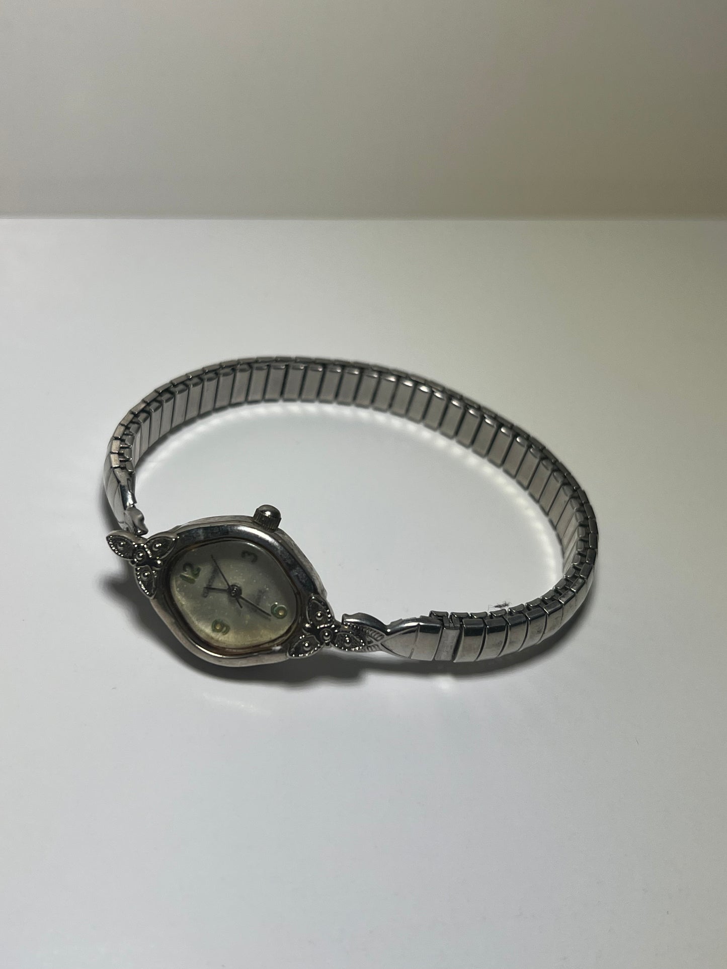 7” 1950s Vintage Silver Watch