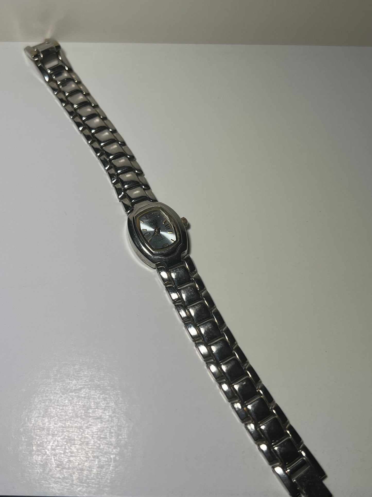 7.25” 1990s Vintage Silver Faded Glory Watch