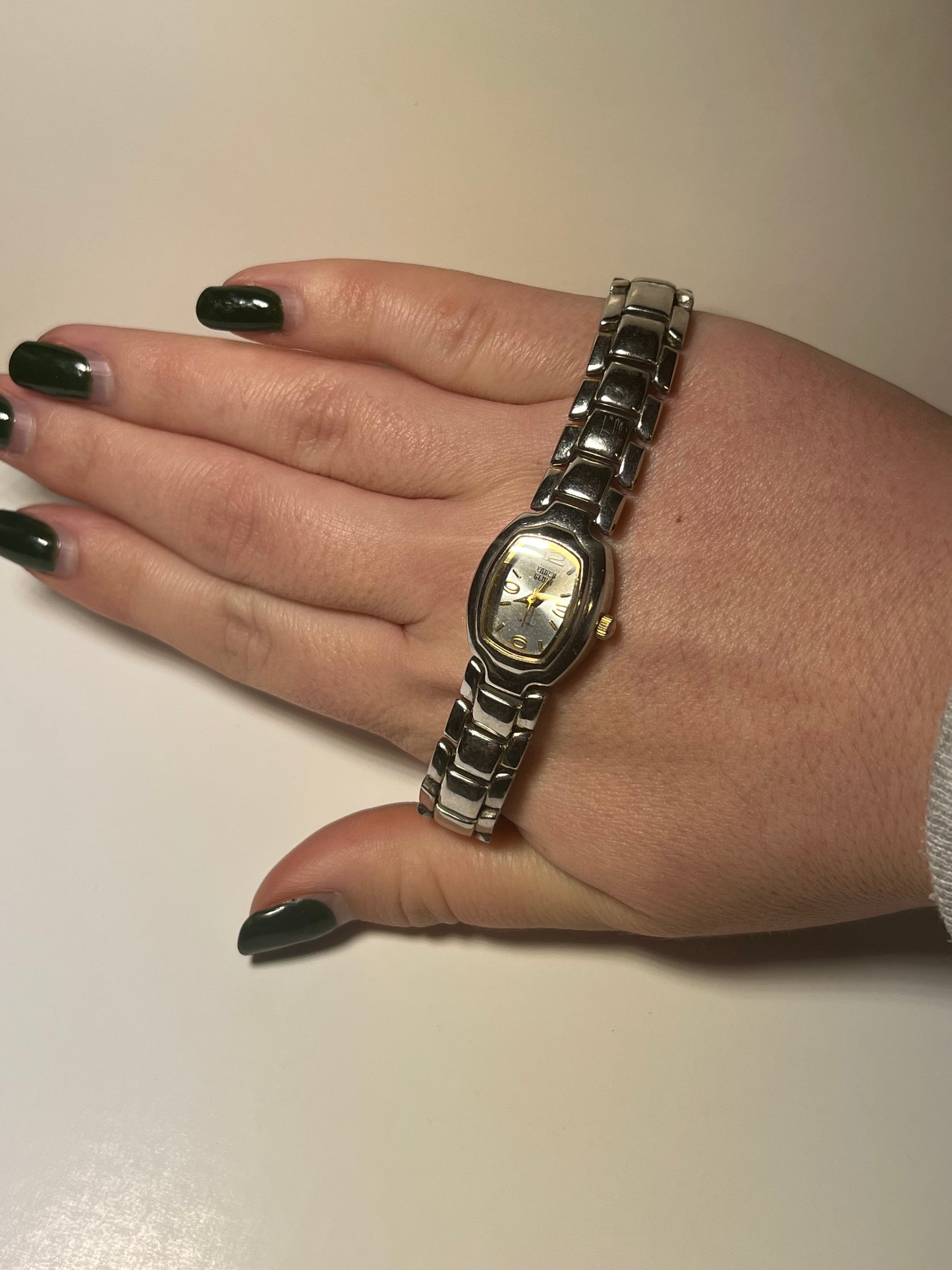 7.25” 1990s Vintage Silver Faded Glory Watch