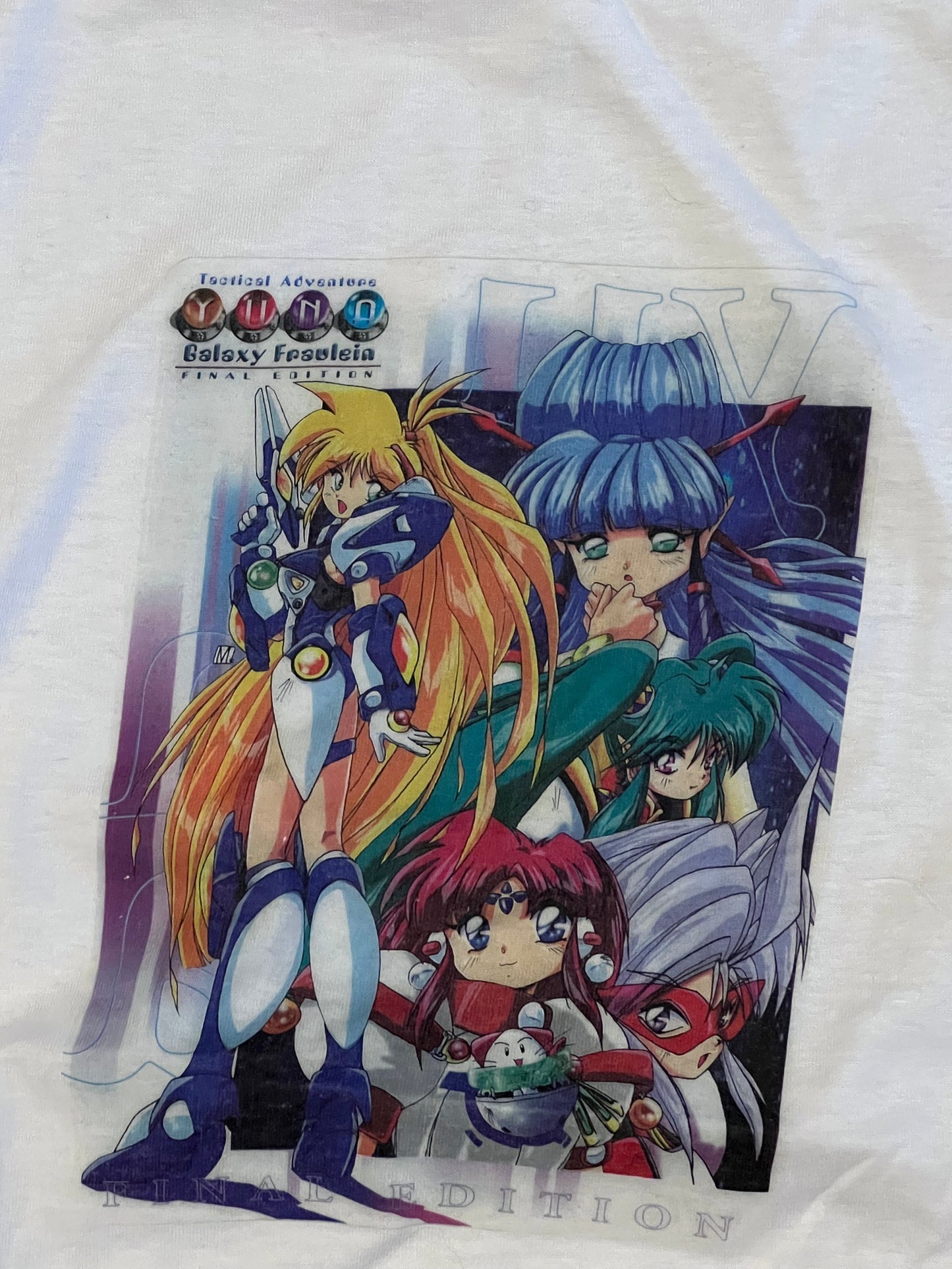 Vintage 1998 Galaxy Fraulein Yuna Anime Tshirt