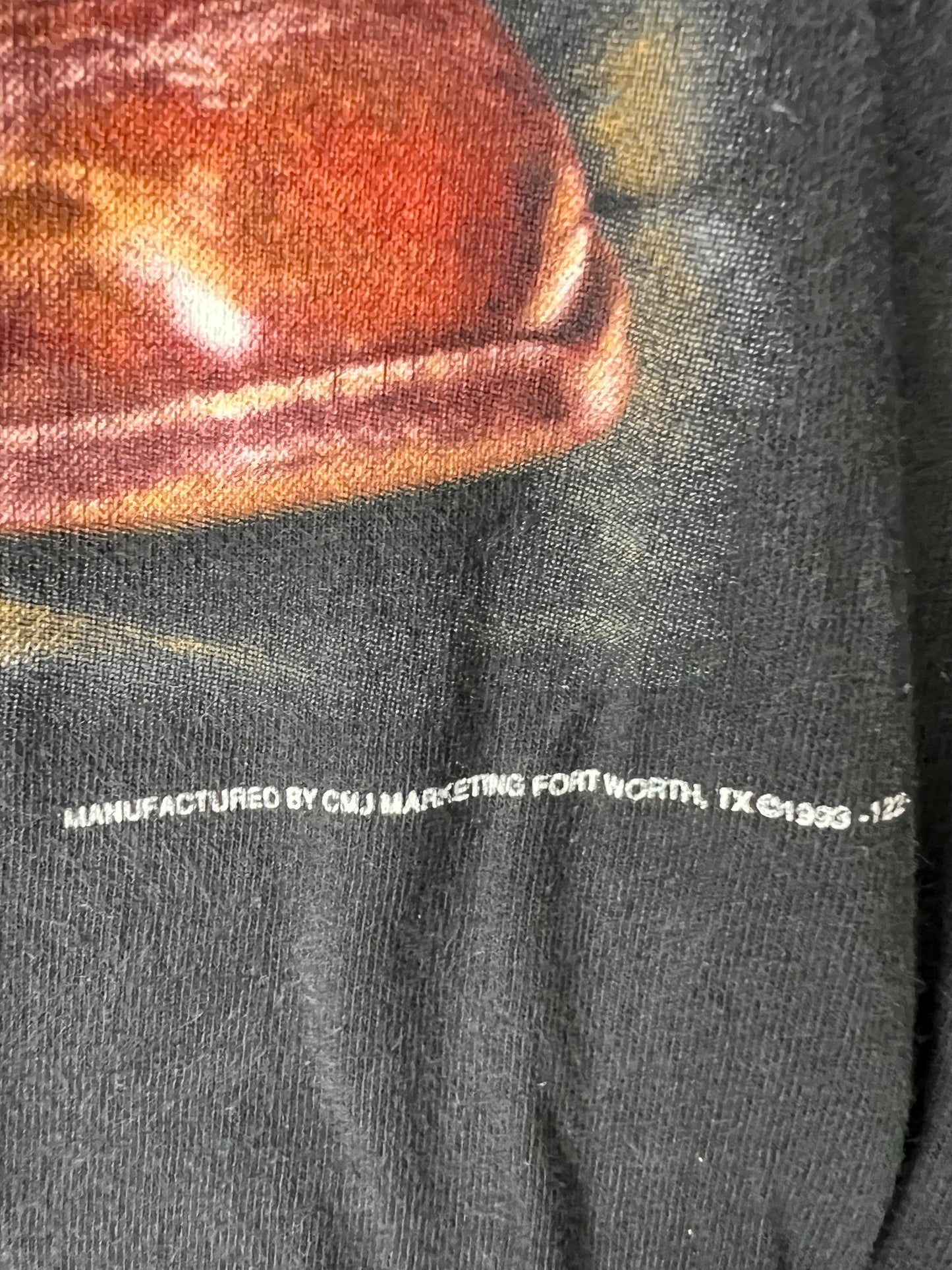 Vintage 3D Emblem Cowboy Boots Tshirt