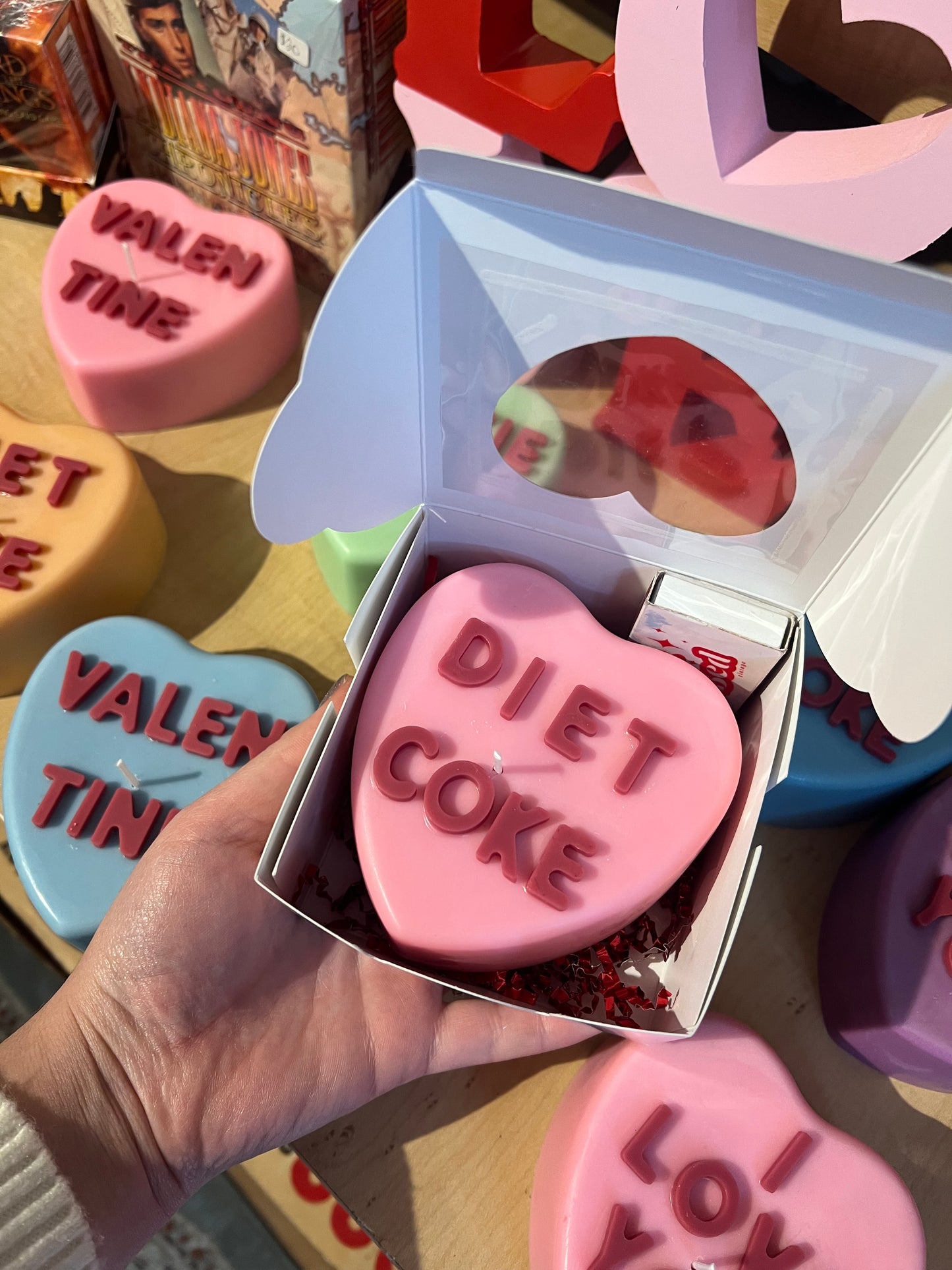 “Valentine” Candy Candy Candle