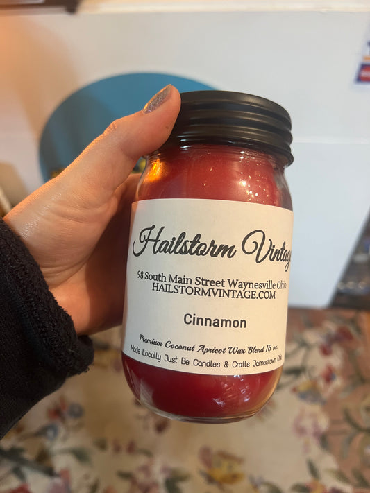 Cinnamon – Hailstorm 16 oz Crackling Wood Wick