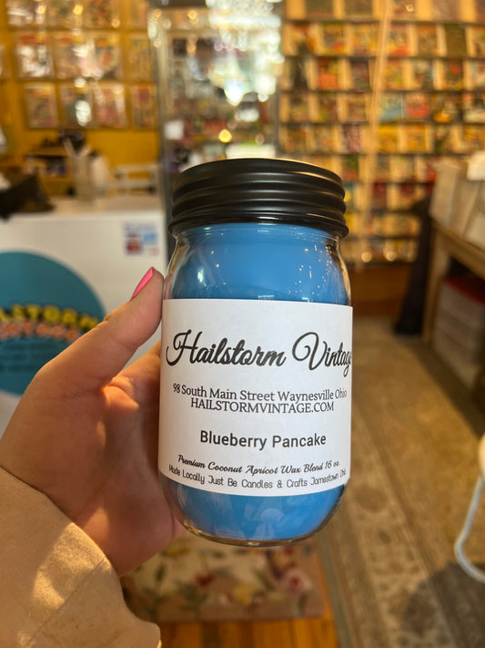 Blueberry Pancake - Hailstorm 16 oz Crackling Wood Wick