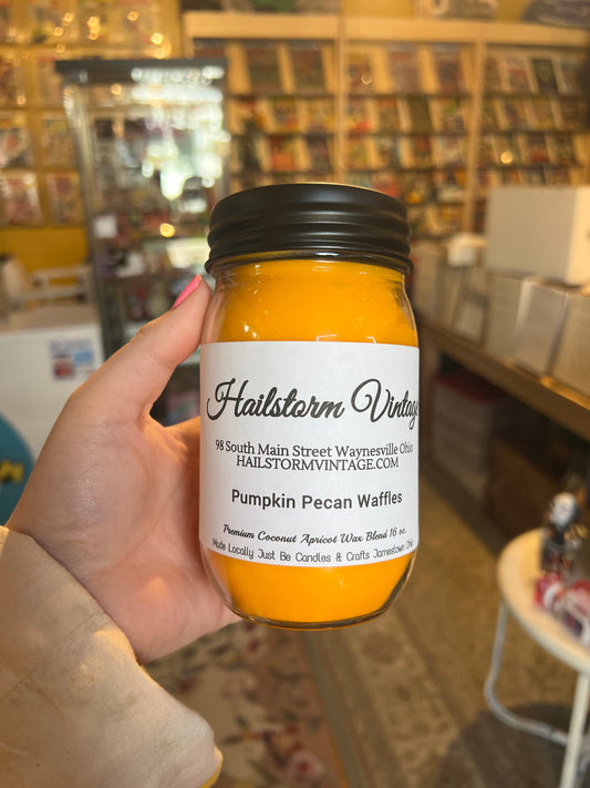 Pumpkin Pecan Waffles - Hailstorm 16 oz Crackling Wood Wick